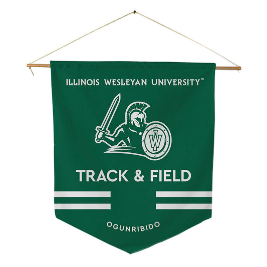Illinois Wesleyan - NCAA Women's Track & Field : Imani Ogunribido - Pennant - 18" x 21"-0