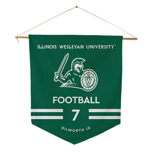 Illinois Wesleyan - NCAA Football : Lorenzo Dilworth Jr - Pennant - 18" x 21"-0