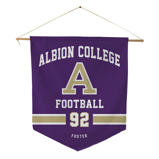 Albion - NCAA Football : Jayvon Foster - Pennant - 18" x 21"-0