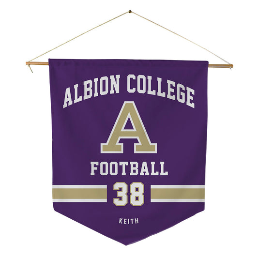 Albion - NCAA Football : JaPaul Keith - Pennant - 18" x 21"-0