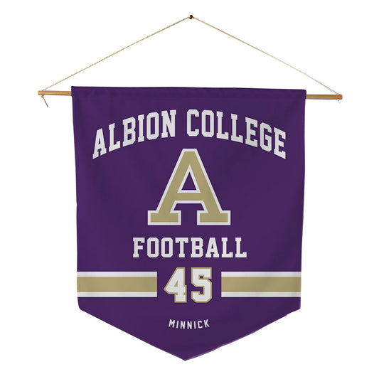 Albion - NCAA Football : Frank Minnick - Pennant - 18" x 21"-0