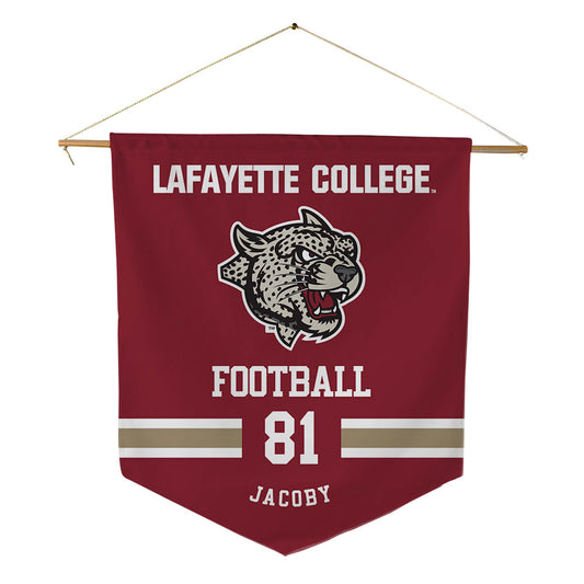 Lafayette College - NCAA Football : Carson Jacoby - Pennant - 18" x 21"-0