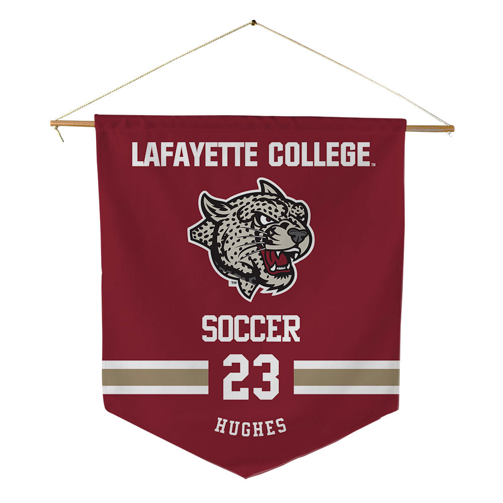 Lafayette College - NCAA Women's Soccer : Alle Hughes - Pennant - 18" x 21"-0