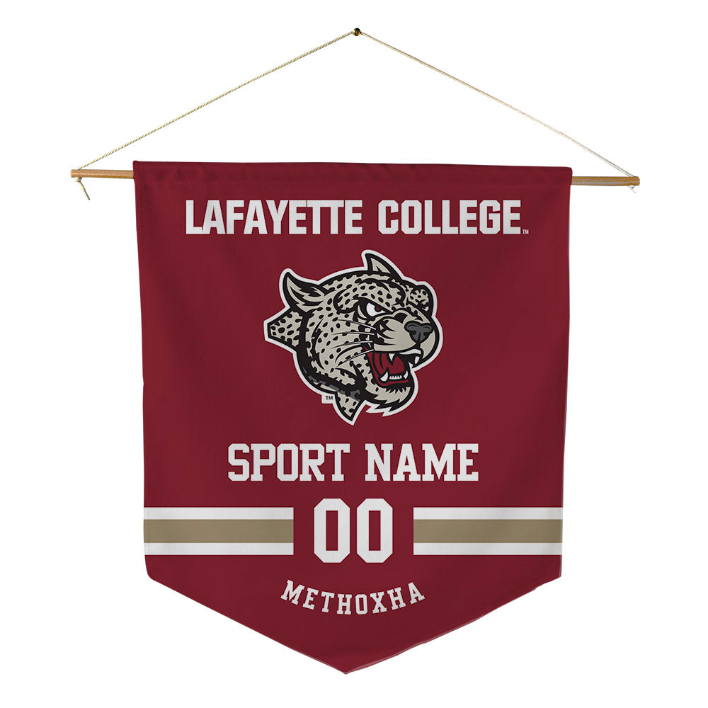 Lafayette College - NCAA Women's Soccer : Era Methoxha - Pennant - 18" x 21"-0