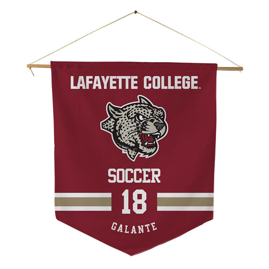 Lafayette College - NCAA Women's Soccer : Mary Claire Galante - Pennant - 18" x 21"-0