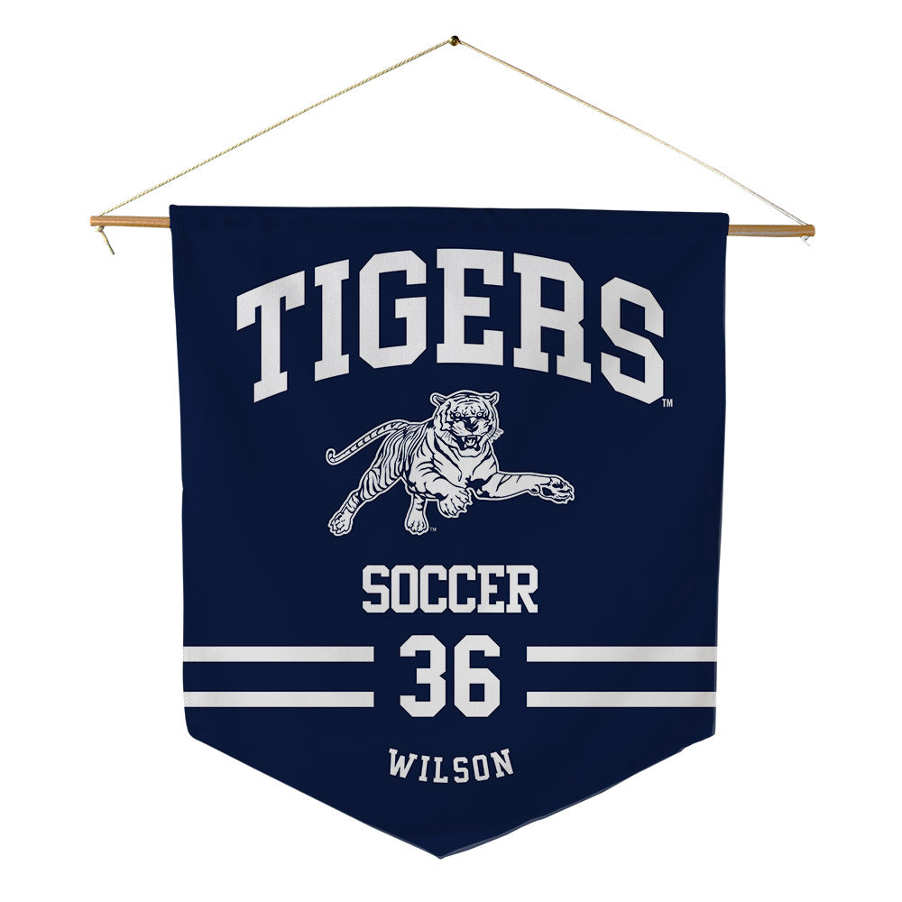 Jackson State - NCAA Women's Soccer : India Wilson - Pennant - 18" x 21"-0