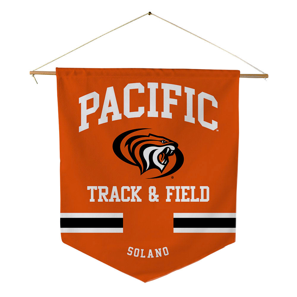 Pacific - NCAA Women's Track & Field : Gianna solano - Pennant - 18" x 21"-0