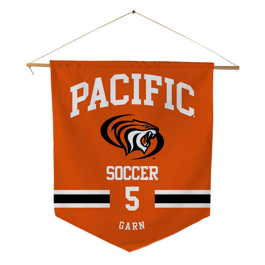 Pacific - NCAA Women's Soccer : Whitney Garn - Pennant - 18" x 21"-0