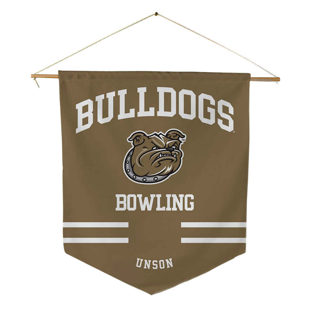 Bryant - NCAA Women's Bowling : Abigail Unson - Pennant - 18" x 21"-0