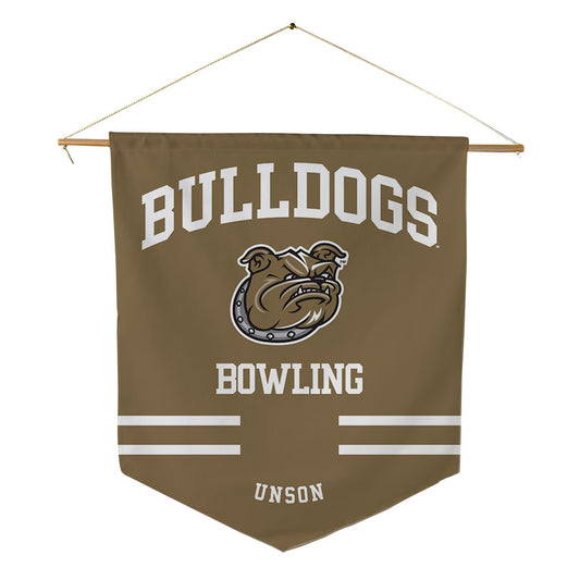 Bryant - NCAA Women's Bowling : Abigail Unson - Pennant - 18" x 21"-0