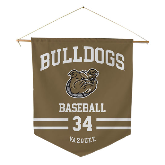 Bryant - NCAA Baseball : Alejandro Vazquez - Pennant - 18" x 21"-0