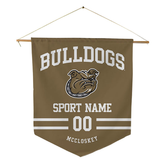 Bryant - NCAA Men's Lacrosse : Jack MCCLOSKEY - Pennant - 18" x 21"-0