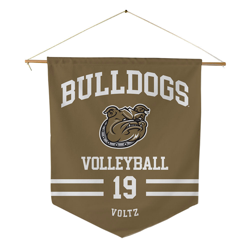 Bryant - NCAA Women's Volleyball : Maeve Voltz - Pennant - 18" x 21"-0