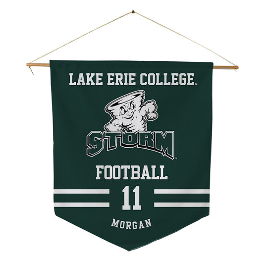 Lake Erie College - NCAA Football : Devin Morgan - Pennant - 18" x 21"-0