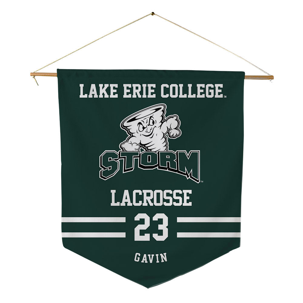 Lake Erie College - NCAA Men's Lacrosse : Sean Gavin - Pennant - 18" x 21"-0