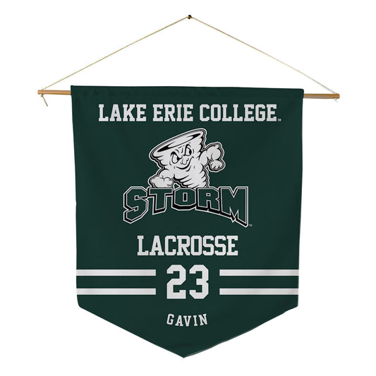 Lake Erie College - NCAA Men's Lacrosse : Sean Gavin - Pennant - 18" x 21"-0