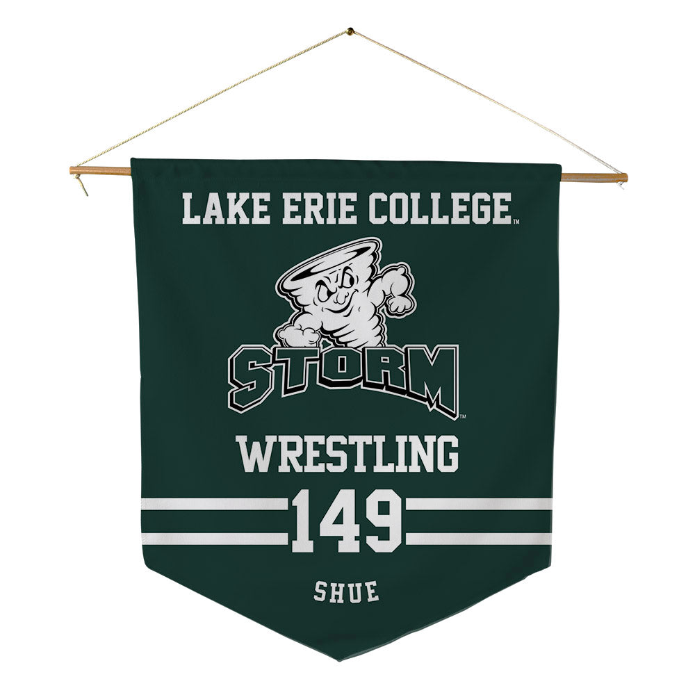 Lake Erie College - NCAA Wrestling : David Shue - Pennant - 18" x 21"-0