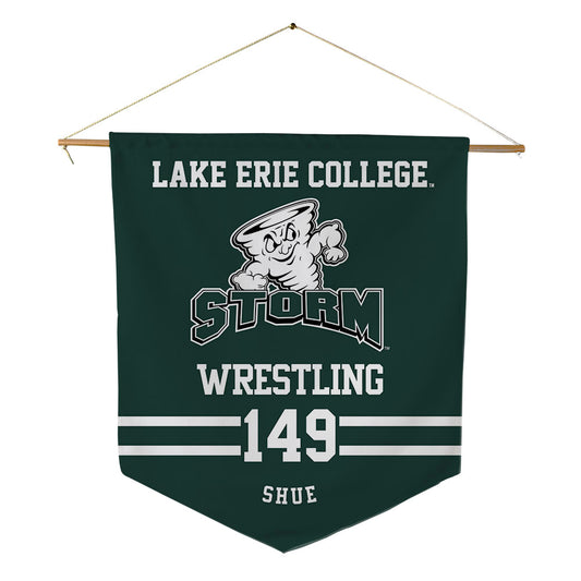 Lake Erie College - NCAA Wrestling : David Shue - Pennant - 18" x 21"-0