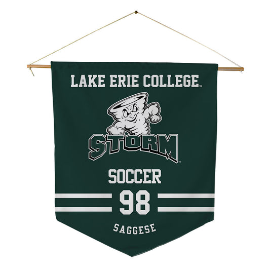 Lake Erie College - NCAA Men's Soccer : Hutch Saggese - Pennant - 18" x 21"-0