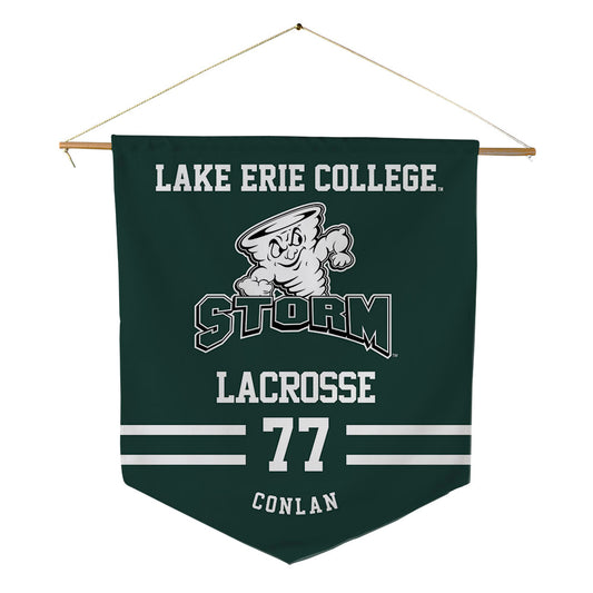 Lake Erie College - NCAA Men's Lacrosse : Gavin Conlan - Pennant - 18" x 21"-0