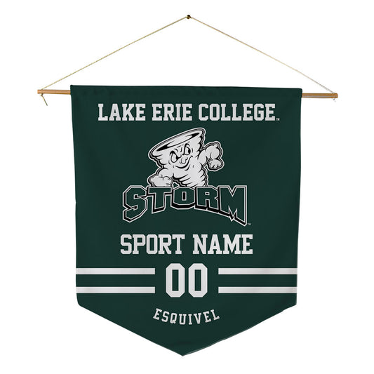 Lake Erie College - NCAA Baseball : Zavior Esquivel - Pennant - 18" x 21"-0