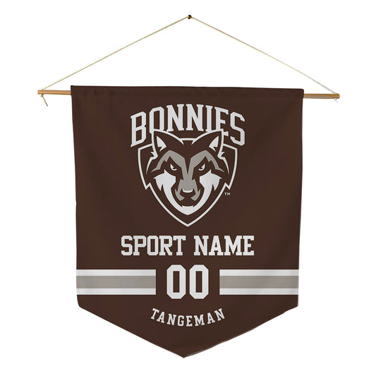 St. Bonaventure - NCAA Men's Swimming & Diving : Cole Tangeman - Pennant - 18" x 21"-0