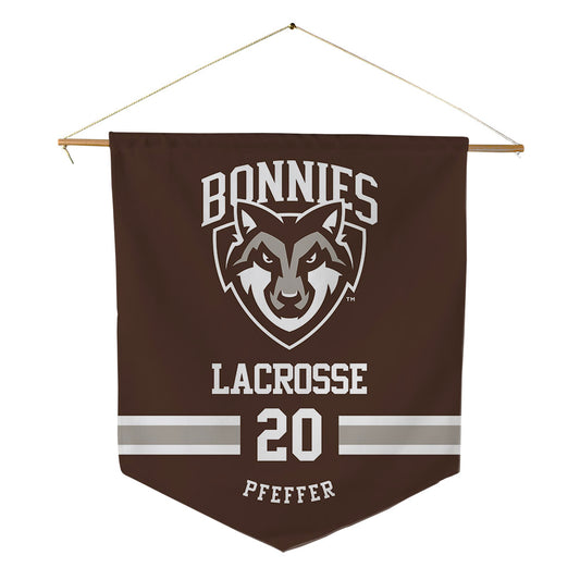 St. Bonaventure - NCAA Women's Lacrosse : Kylie Pfeffer - Pennant - 18" x 21"-0
