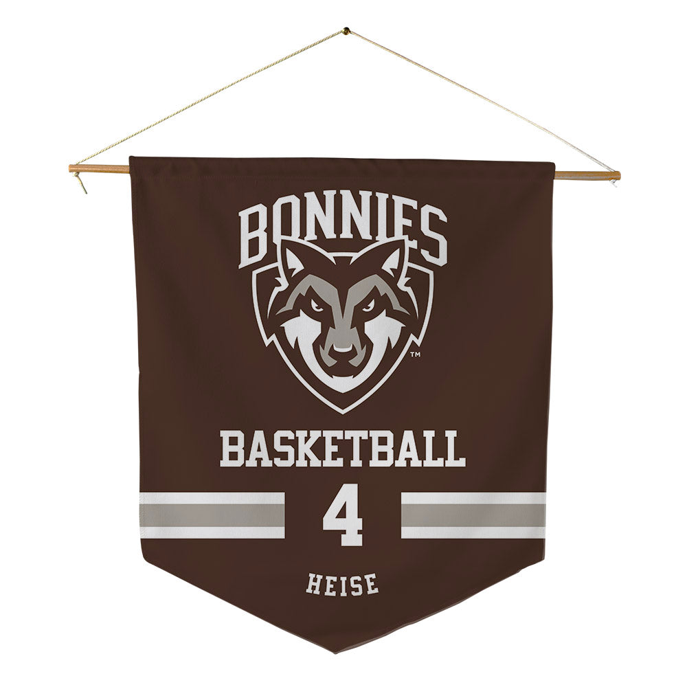 St. Bonaventure - NCAA Women's Basketball : Mallory Heise - Pennant - 18" x 21"-0