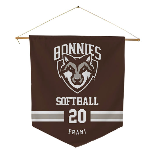 St. Bonaventure - NCAA Softball : Mackenzie Frani - Pennant - 18" x 21"-0