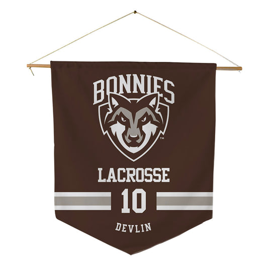 St. Bonaventure - NCAA Women's Lacrosse : Riley Devlin - Pennant - 18" x 21"-0