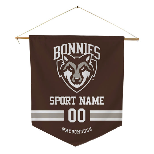 St. Bonaventure - NCAA Women's Basketball : Elyse MacDonough - Pennant - 18" x 21"-0
