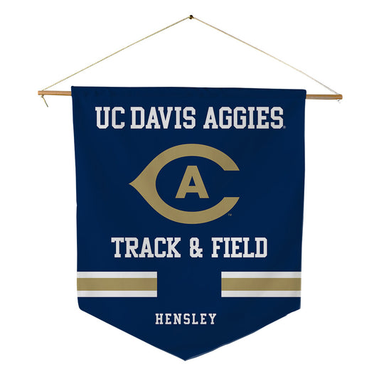 UCSD - NCAA Men's Track & Field : Caveli Hensley - Pennant - 18" x 21"-0