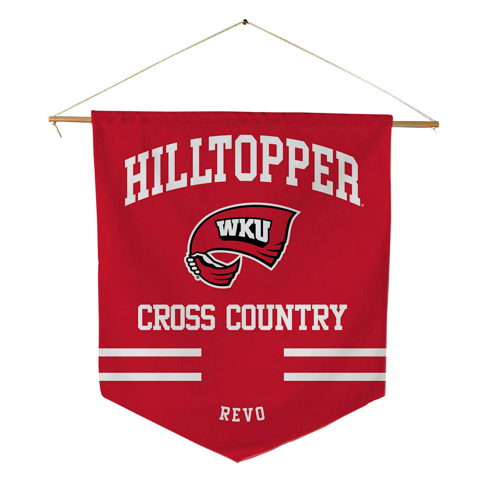 Western Kentucky - NCAA Men's Cross Country : Bryce Revo - Pennant - 18" x 21"-0