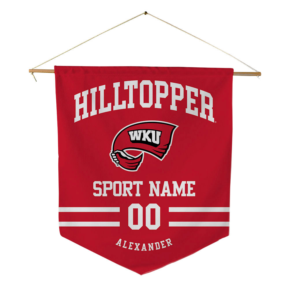 Western Kentucky - NCAA Women's Soccer : Lauren Alexander - Pennant - 18" x 21"-0