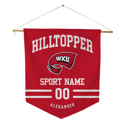 Western Kentucky - NCAA Women's Soccer : Lauren Alexander - Pennant - 18" x 21"-0