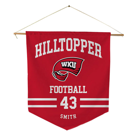 Western Kentucky - NCAA Football : Jackson Smith - Pennant - 18" x 21"-0