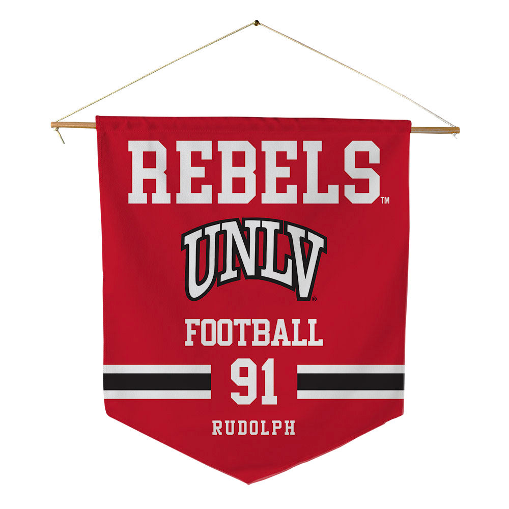 UNLV - NCAA Football : Elias Rudolph - Pennant - 18" x 21"-0