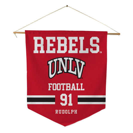 UNLV - NCAA Football : Elias Rudolph - Pennant - 18" x 21"-0