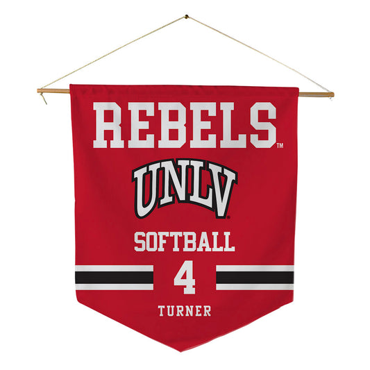UNLV - NCAA Softball : Natalie Turner - Pennant - 18" x 21"-0