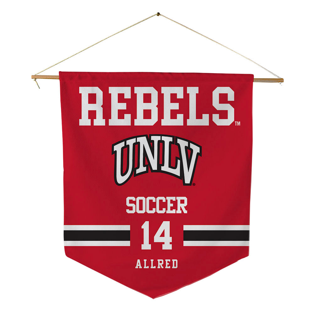 UNLV - NCAA Men's Soccer : Bryce Allred - Pennant - 18" x 21"-0