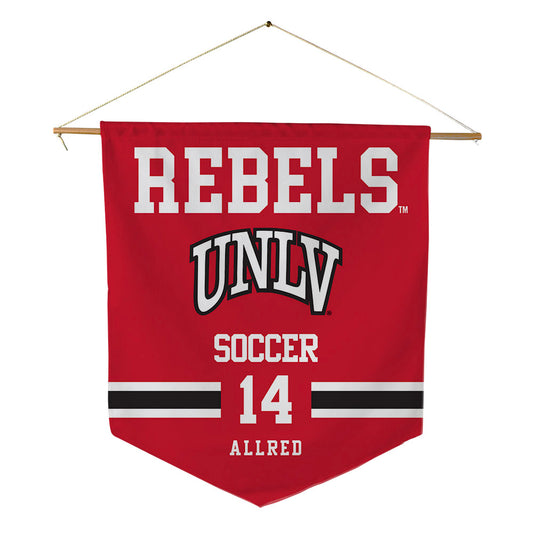 UNLV - NCAA Men's Soccer : Bryce Allred - Pennant - 18" x 21"-0