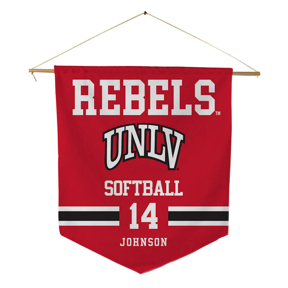 UNLV - NCAA Softball : Camryn Johnson - Pennant - 18" x 21"-0