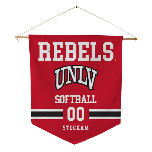 UNLV - NCAA Softball : Sophie Stockam - Pennant - 18" x 21"-0