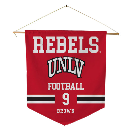 UNLV - NCAA Football : Aamaris Brown - Pennant - 18" x 21"-0