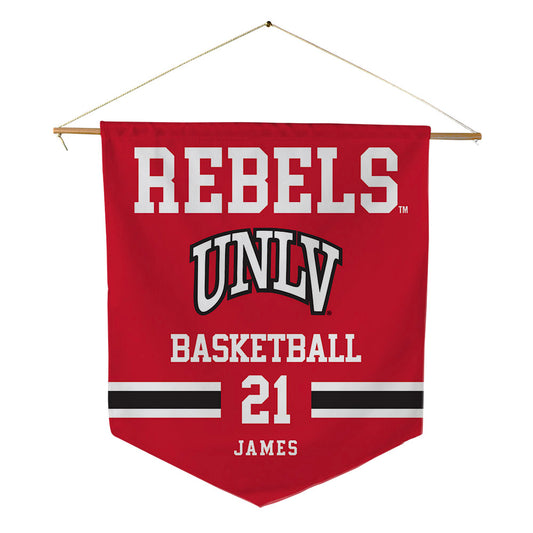 UNLV - NCAA Women's Basketball : Trystan James - Pennant - 18" x 21"-0