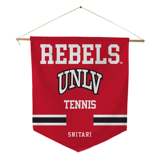 UNLV - NCAA Men's Tennis : Ilia Snitari - Pennant - 18" x 21"-0