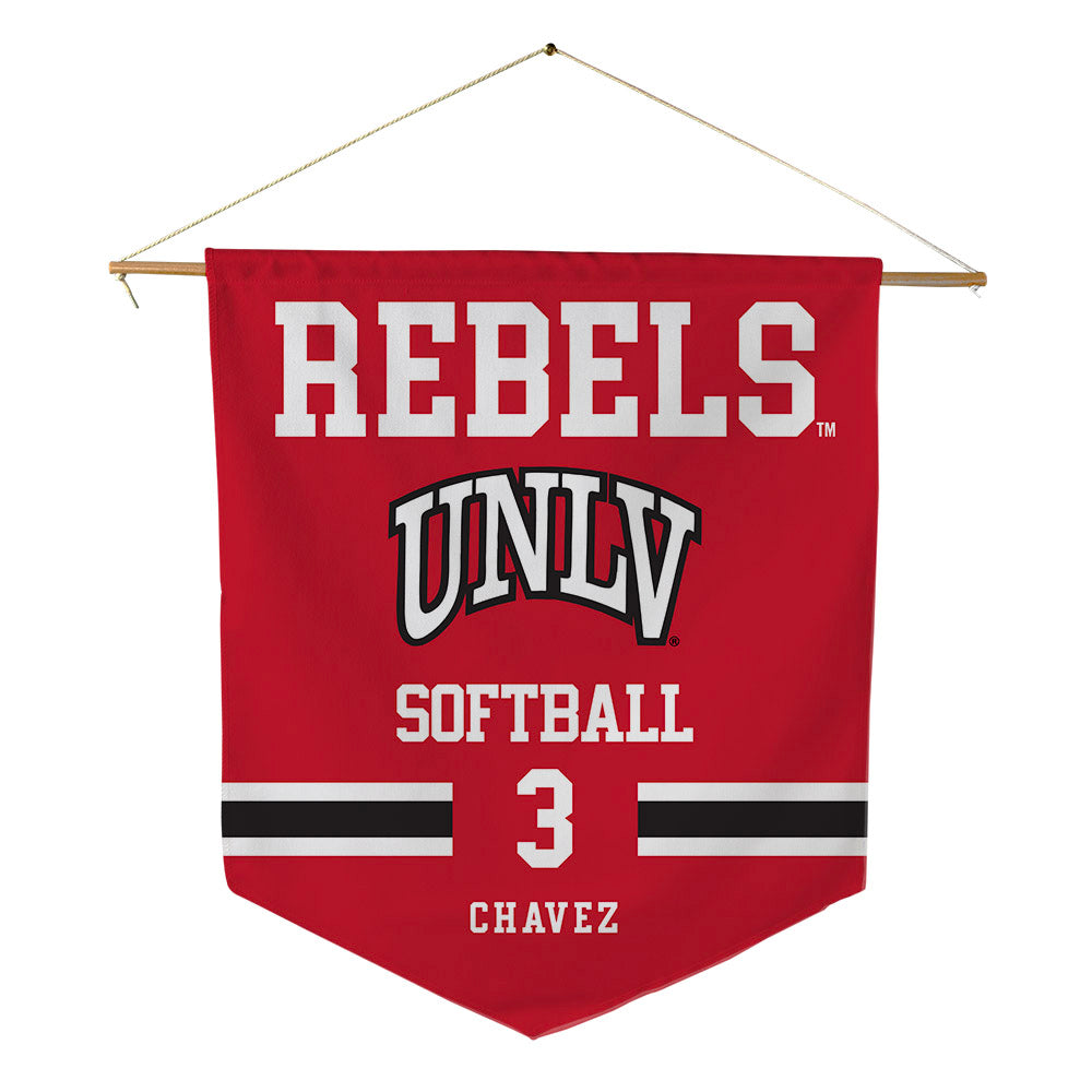 UNLV - NCAA Softball : Keyannah Chavez - Pennant - 18" x 21"-0
