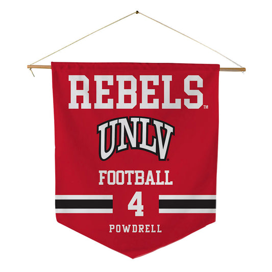 UNLV - NCAA Football : Andrew Powdrell - Pennant - 18" x 21"-0