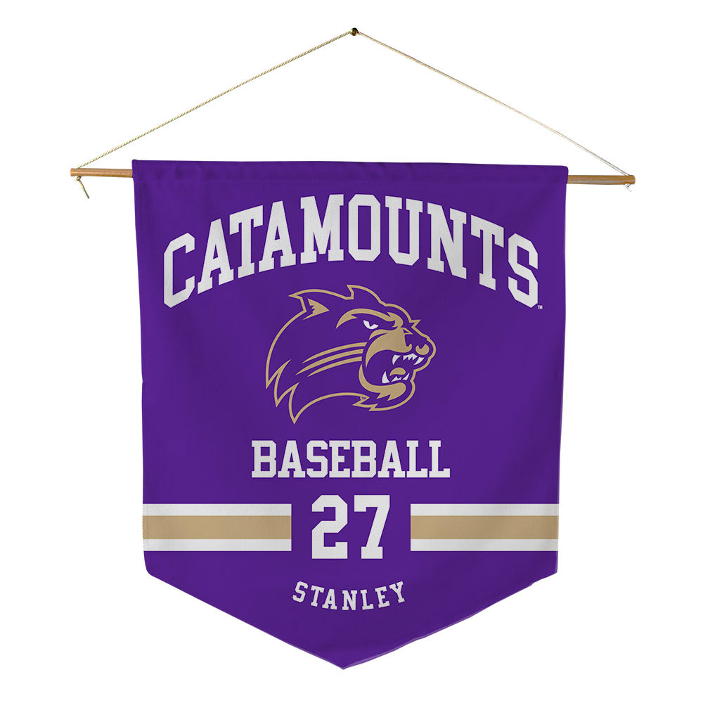 Western Carolina - NCAA Baseball : Wyatt Stanley - Pennant - 18" x 21"-0