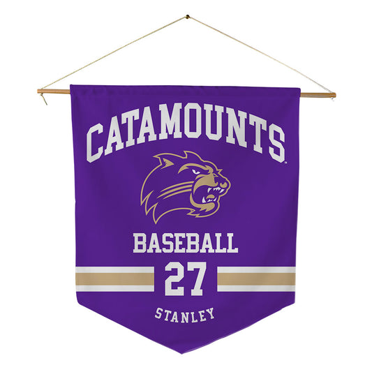 Western Carolina - NCAA Baseball : Wyatt Stanley - Pennant - 18" x 21"-0